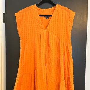 Maeve by Anthropologie Orange Dress